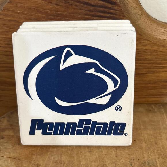 Other - PENN STATE Nittany Lions AbsorbaStone Coasters - Set of 4 Licensed